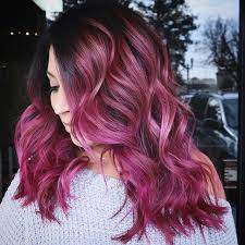 Iced Raspberry Swirl Scrupleshair Amethyst And Magenta Mixed Equal Parts Plus Clear 1 2 Over Level 7 8 Pre Tone Magenta Hair Hair Styles Brown Ombre Hair