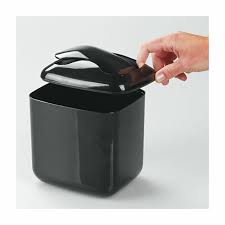 Check out our bathroom trash can selection for the very best in unique or custom, handmade pieces from our home & living shops. Mini Square Bathroom Vanity Trash Can Waste Bin Swing Lid