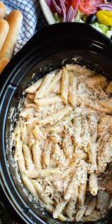 Slow Cooker Olive Garden Chicken Pasta The Magical Slow Cooker Recipe Crockpot Recipes Slow Cooker Crockpot Dishes Chicken Crockpot Recipes