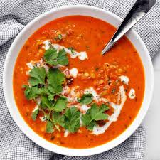 Curried Lentil Tomato Coconut Soup Recipe Coconut Soup Lentil Curry Tomato Lentil Soup