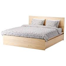 Malm Luroy Cift Kisilik Karyola Agartilmis Mese Kaplama 140x200 Cm Karyola Ikea Fikirleri Yatak Odasi Mobilyalari