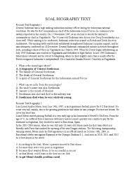Kumpulan soal biography text berikut ini saya kumpulkan dari berbagai naskah soal un bahasa inggris sma. Soal Essay Recount Text Biography Masnurul