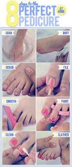 8 Step Pedicure Diy Pedicure Pedicure At Home Manicure And Pedicure