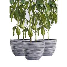 Target / patio & garden / tall garden planters (1192). X Brand Xbrand 12 In Tall White Modern Nested Round Textured Indoor Outdoor Plastic Pot Planter Set Of 3 Pl3417wt The Home Depot