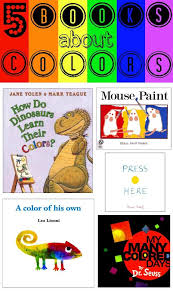 Kids can turn look at the color at the top and flip the bottom pictures until they find the corresponding one. 5 Books About Colors Inner Child Fun Preschool Colors Preschool Books Preschool Color Theme