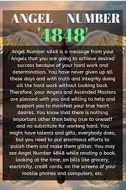 Angel Number 4848 And It S Meaning Angel Number Meanings Determination Quotes Inspiration Numbers
