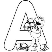 Alphabet Coloring Pages Your Toddler Will Love Sesame Street Coloring Pages Elmo Coloring Pages Abc Coloring Pages