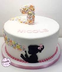 Un Soffio Di Fiori Per Il Primo Compleanno Di Nicole Cakedesign Fondantflowers Vanillacake Silouhette Primocom Fondant Flowers Primo Compleanno Compleanno