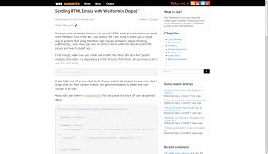 Sending Html Emails With Webform In Drupal 7 Web Omelette Html Email Drupal Email