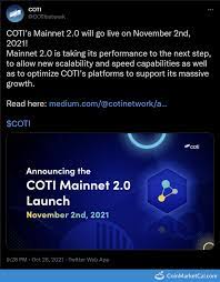 Coti Coti Mainnet 2 0 Release