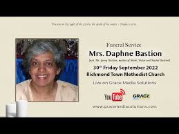 Funeral Service of Mrs. Daphne Bastion