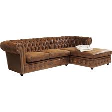 Sofa Vintage Chic Dieses Klassisch Gediegene Ecksofa Im Legendaren Chesterfield Stil Ist Ein Echtes Schmuckstuck Ausgewogene Proportio Recamiere Ecksofa Sofa