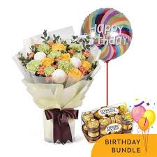 64 birthday wishes with bouquet. Happy Birthday Free Online Delivery Flower Chimp
