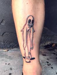 Leg Ghost 3d Tattoo Tatowierung Best 3d Tattoo Scary Tattoos 3d Tattoos