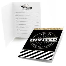 It's time to host one final work zoom call. Happy Retirement Fill In Retirement Party Invitations 8 Ct Bigdotofhappiness Com