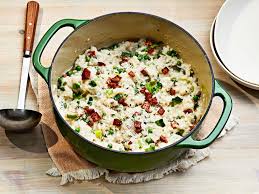 Oven Baked Risotto With Ham Leeks And Peas Recipe Oven Baked Risotto Risotto Dishes Dinner Recipes Easy Quick