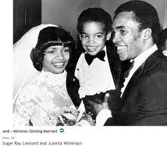Per wikipedia, during the divorce proceedings, juanita leonard accused her sugar ray of physically abusing her while under the influence of alcohol. Sugar Ray Leonard And Juanita Wilkinson Married In 1976 Black Love African American Weddings Black Celebrities
