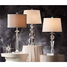 Aline Modern Crystal Table Lamp By Vienna Full Spectrum 2v709 Lamps Plus Crystal Table Lamps Table Lamp Modern Table Lamp