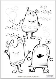 Malvorlage Monster Ausmalbild Kleine Monster Malvorlage Monster Ausmalbild Kleine Malvorlage Monste Monster Coloring Pages Coloring Pages Monster Party