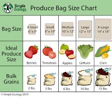 produce tote bag sizes simple ecology