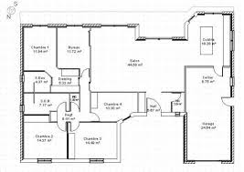 Plan Construction De Maison En U Plan Maison Plain Pied Plan Maison En U Plan Maison