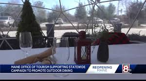 Last week, mayor de blasio announced that outdoor dining in new york is a thing that knows no season. New Campaign Urges People To Eat Outside At Maine Restaurants