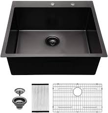 black stainless kitchen sink sarlai