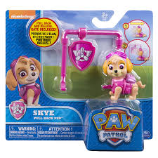 Paw Patrol Pull Back Pup Skye Samko Miko Toy Warehouse