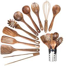 Wooden spoons utensil set kitchen cooking tools wood spatula set of 7 spoons. Top 10 Best Wooden Utensils 2020 Bestgamingpro