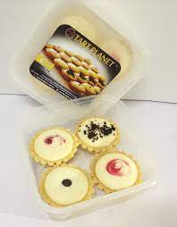 Harga murah tapi menggunakan bahan yang berkualiti seperti cheese anchor dan marjerin daisy. Katalog Cheese Tart Premium