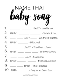 Baby Shower Game Ideas Free Printables Maybe Jamie Easy Baby Shower Games Simple Baby Shower Free Baby Shower Printables