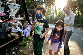 These diy halloween decorations created by johnny love will transform. Halloween A Dangerous Crossroads For Covid 19 In California Los Angeles Times
