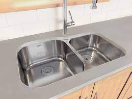 The best undermount kitchen sink should be attractive, modern and stylish. Ancona Capri Series Stainless Steel 31 75 L X 20 6 W 60 40 Double Bowl Undermount Kitchen Sink With Grid And Strainers Wayfair