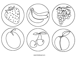 Bello Disegno Da Colorare Frutta E Crostata Di Marmellata Immaggini