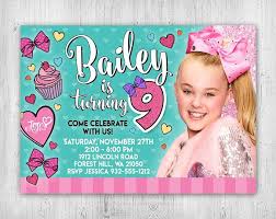 Jojo Siwa Birthday Invitation Etsy Unicorn Birthday Invitations Birthday Party Invitations Diy Printable Birthday Invitations