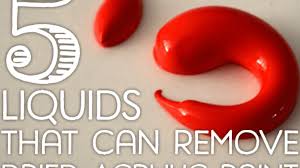 For dry acrylic paint, you will be required to quench the surface before stripping. 5 Liquids That Can Remove Dried Acrylic Paint From Surfaces Feltmagnet