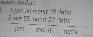We did not find results for: Selesaikan Soal Operasi Hitung Satuan Waktu Berikut Brainly Co Id