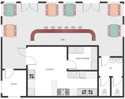 cafe and restaurant floor plan solution