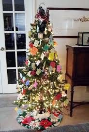 Book Club Christmas Tree With Titles Of All Books Read On Book Ornaments Christmas Tree Themes Library Decor Christmas Inspiration