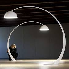 Very Large Italian Made Modern Arc Floor Lamp Arc Floor Lamps Floor Lamp Lighting Interior Lighting