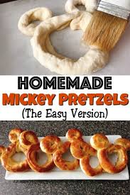 Mickey Pretzel Recipe The Easy Way Recipe Recipes Homemade Pretzels Recipe Food