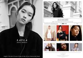 You will need one full body shot, one from the waist up, and a close up of your face, as well as both profiles with your hair up or held back. Comp Card Of Layla Ong Singapore Female Model Model Comp Card Card Templates Free Card Model