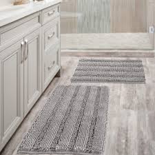 non slip thick shaggy chenille bathroom