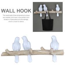 Maybe you would like to learn more about one of these? Wall Mounted Coat Rack Birds On Tree Branch Hanger With 4 Hooks For Coats Hats Keys Towels Clothes Storage Hanger Hooks Rails Aliexpress