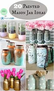 Painted Mason Jar Ideas Mason Jar Crafts Diy Diy Jar Crafts Jar Crafts