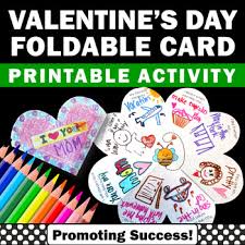 With mixbook, you can design cards starting at $0.69. Foldable Valentine S Day Card For Students Valentines Day Craft Craftivity