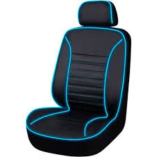 Light Up To Music Seat Cover Black Blue Size 30 Single Airbag Compatible Seat Cover Oversized Chair And Ottoman Light Up