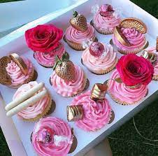 Lovely delights from my favorite cakes 2 cupcakes. Pink Rose Gold Cupcakes Outrageous Cakes