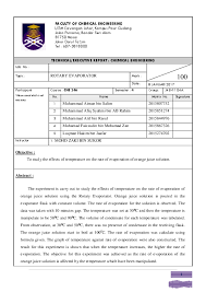 Save save 23125845 liquid liquid extraction experiment for later. Pdf Technical Report On Rotary Evaporator Muhamad Faizzudin Mohamad Zan Academia Edu