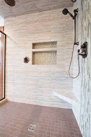 Beautiful Fully Tiled Shower Walls Floor Ceiling Moen Orb Rain Shower Head And Hand Held Shower Head Built Shower Wall Master Bathroom Layout Shower Tile